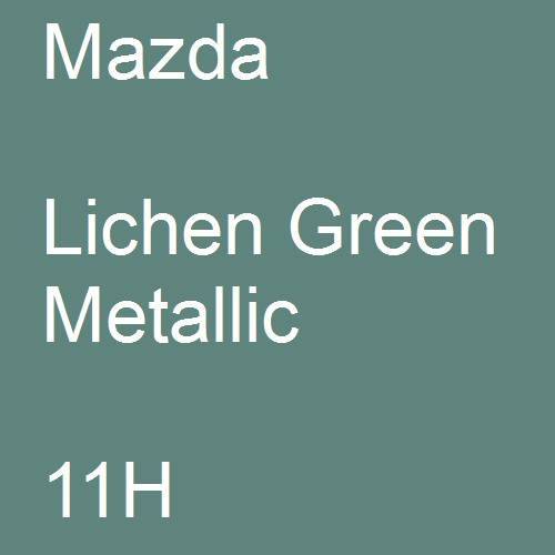 Mazda, Lichen Green Metallic, 11H.